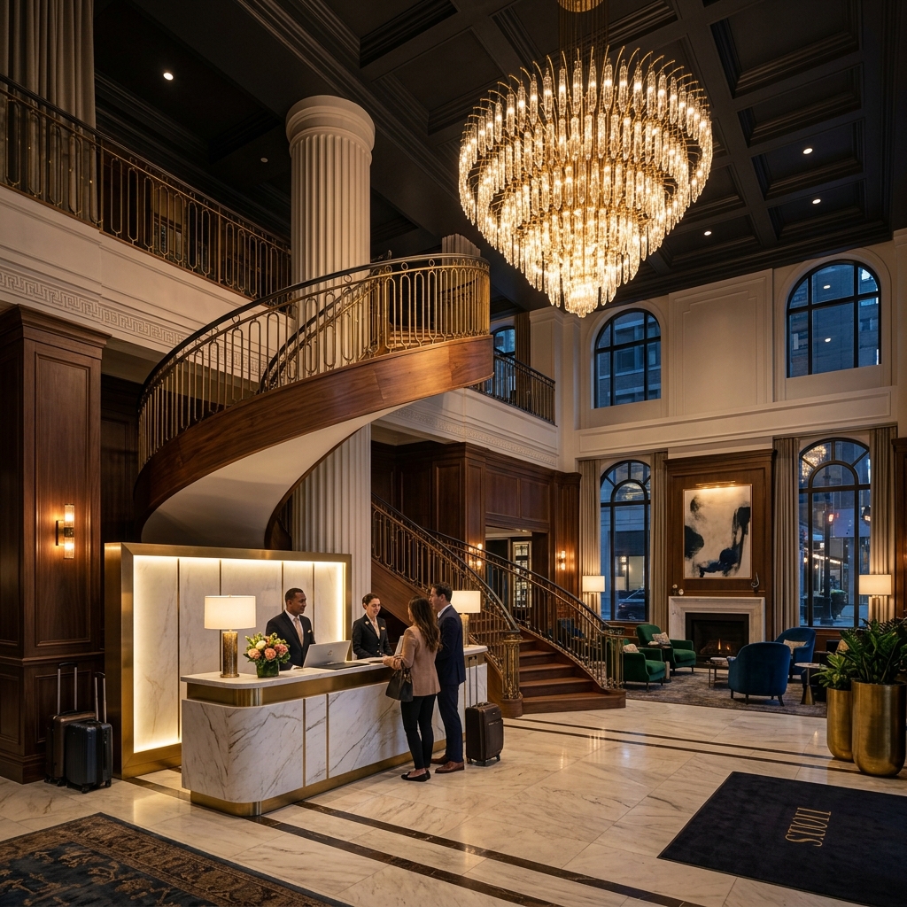 Boutique Hotel Lobby