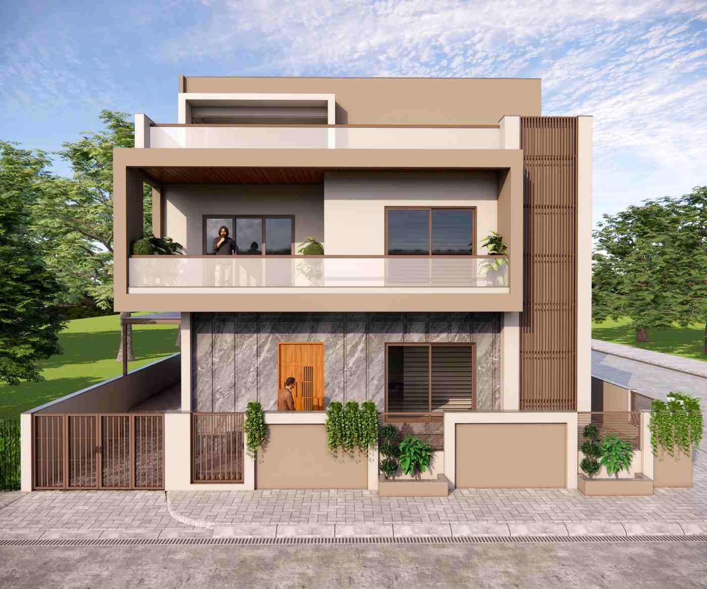 Duplex at Vadaj